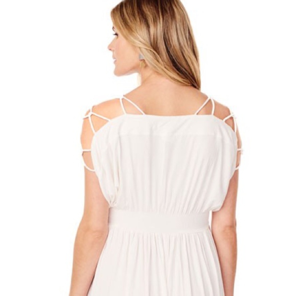 Ingrid & Isabel Ivory Grecian Maternity Maxi Dress - Picture 4 of 6